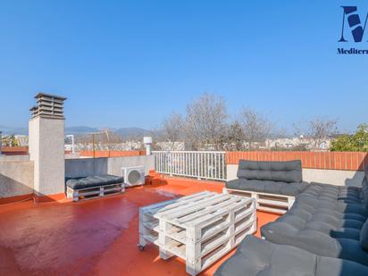 Terrace of Single-family semi-detached for sale in Castelldefels  with Air Conditioner, Heating and Private garden