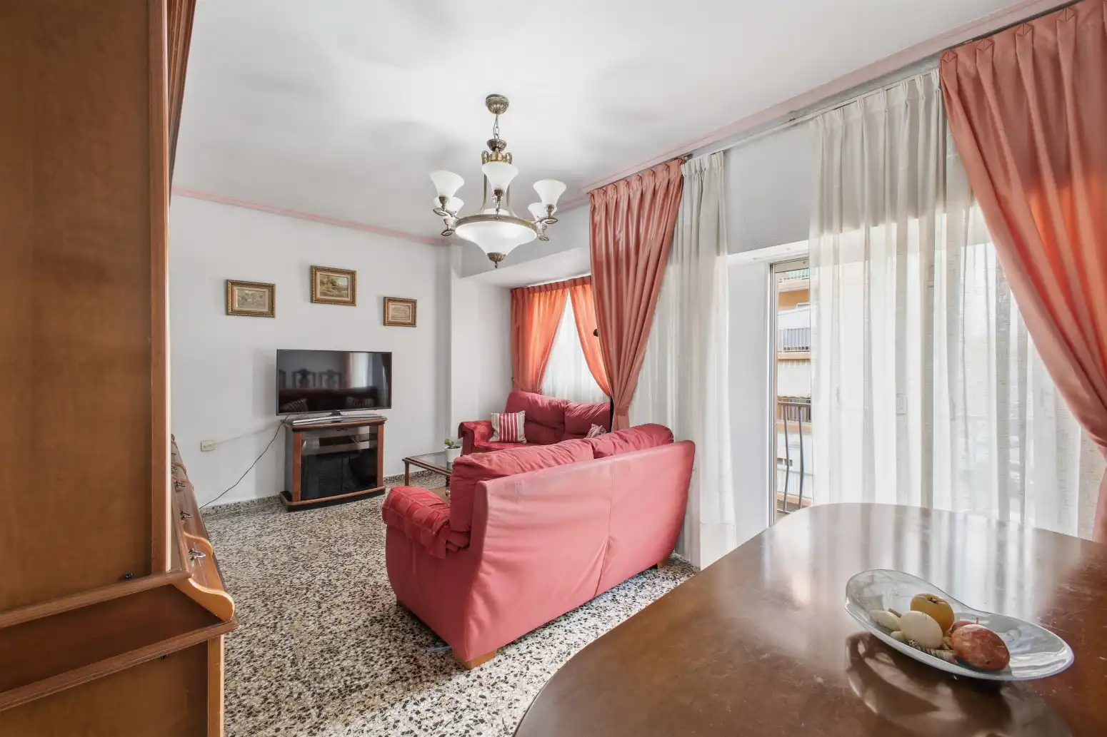 Sala d'estar de Pis en venda en Alaquàs amb Aire condicionat i Balcó
