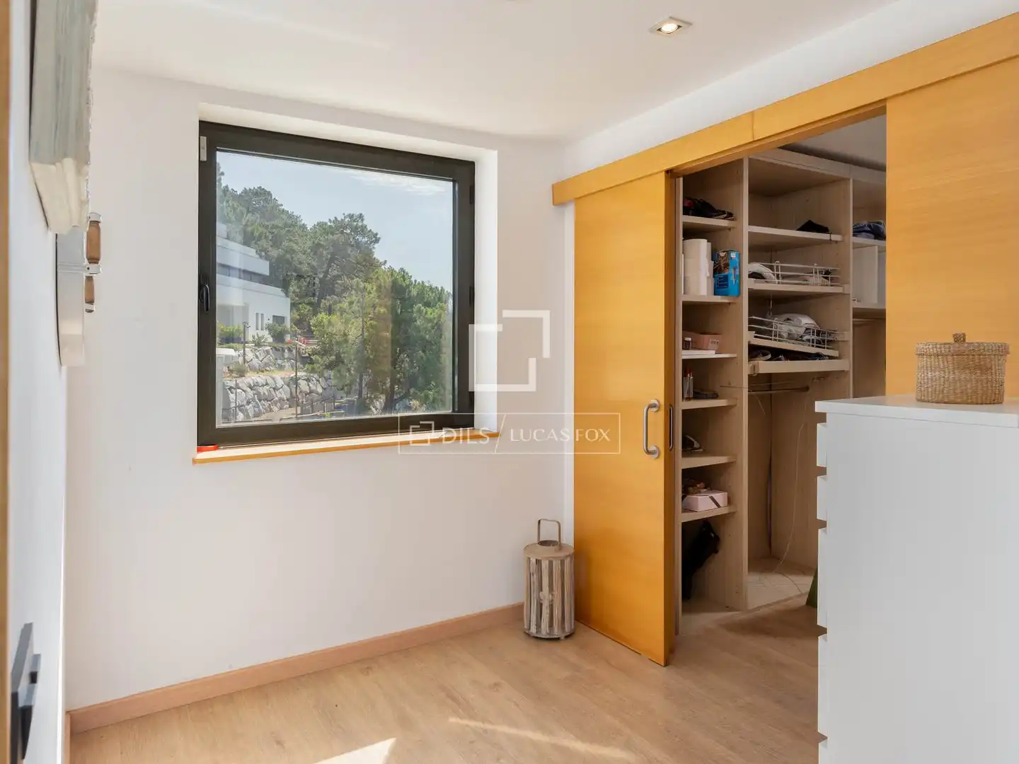Schlafzimmer von Haus oder Chalet zum Verkauf in Lloret de Mar mit Klimaanlage, Privatgarten und Terrasse