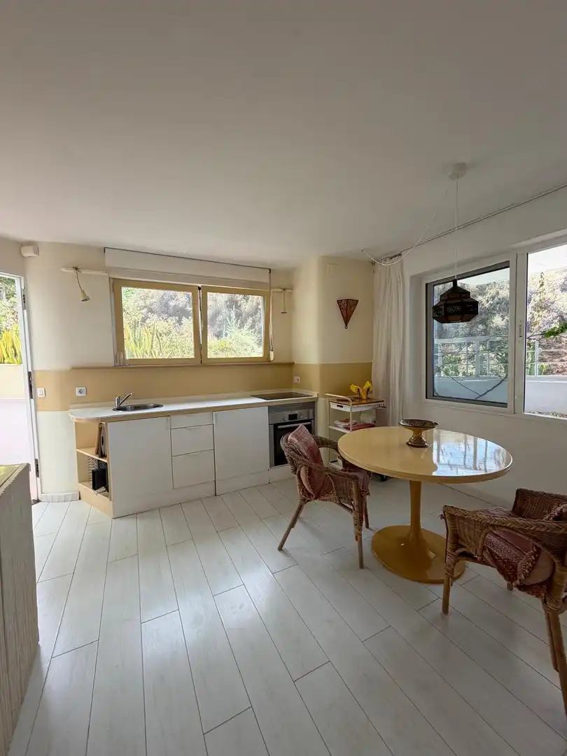 Küche von Wohnung zur Miete in Los Realejos mit Parkett, Terrasse und Möbliert