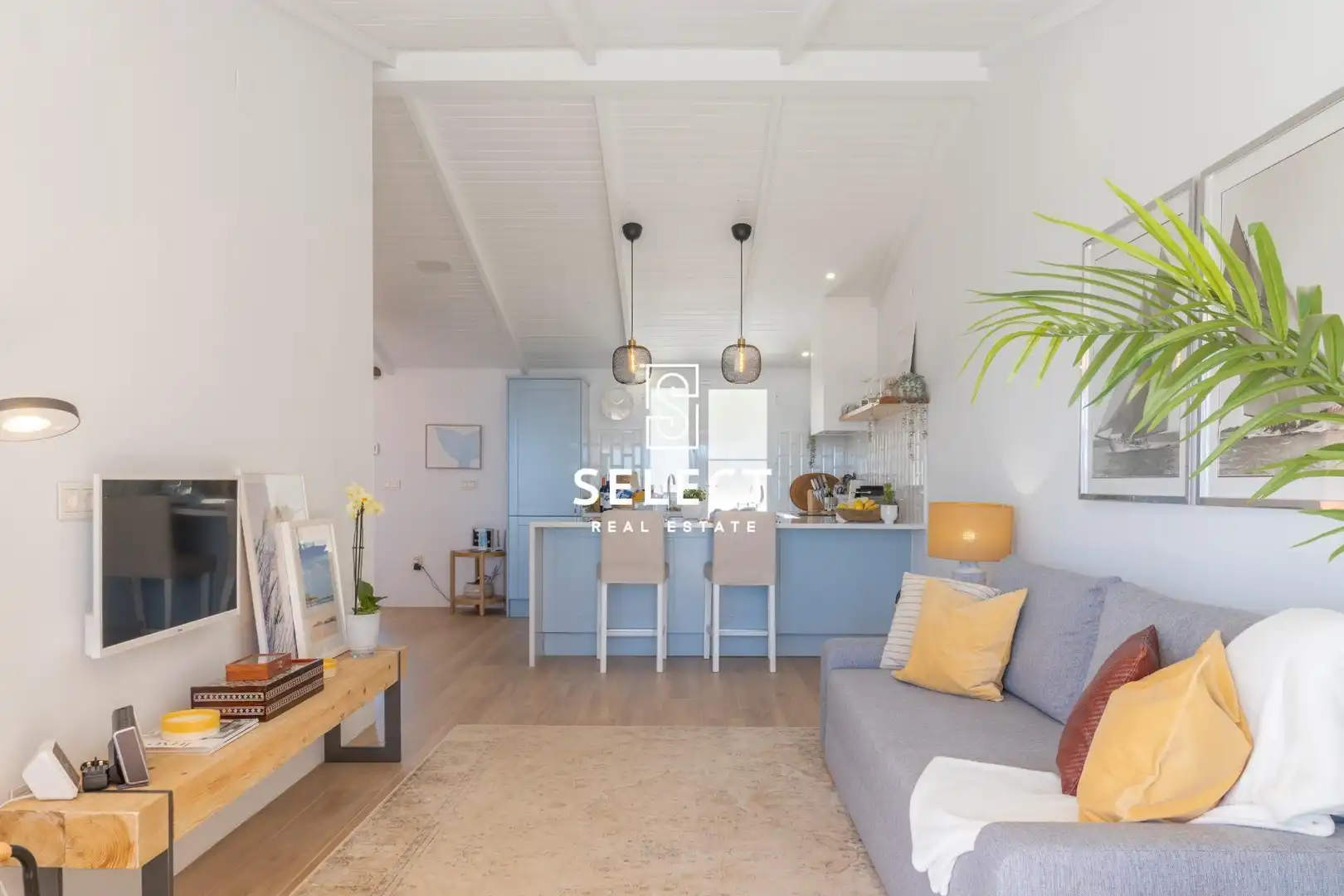 Wohnzimmer von Wohnungen zum Verkauf in Almuñécar mit Klimaanlage, Heizung und Terrasse