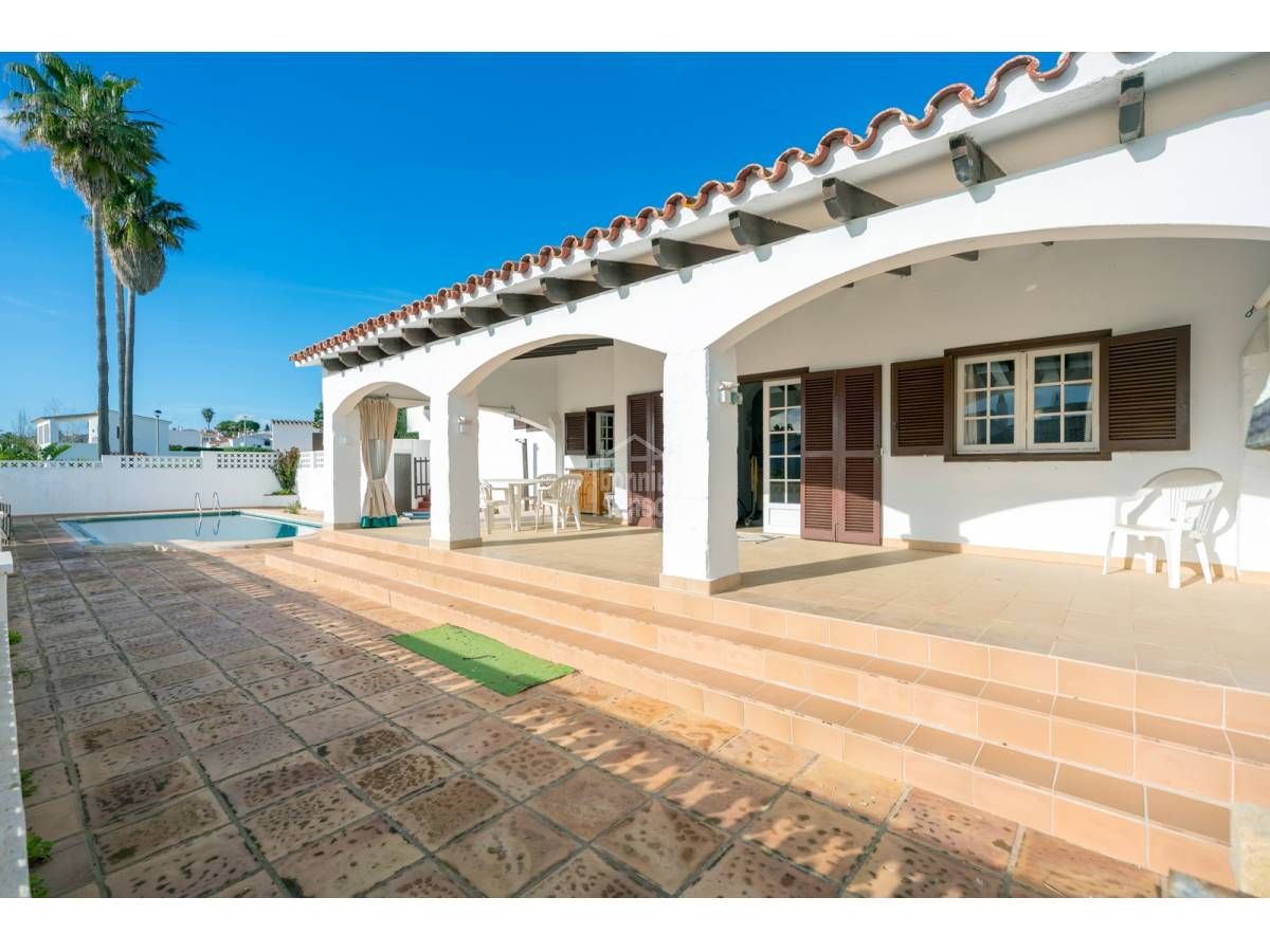 Exterior view of House or chalet for sale in Alaior  with Private garden, Swimming Pool and Furnished
