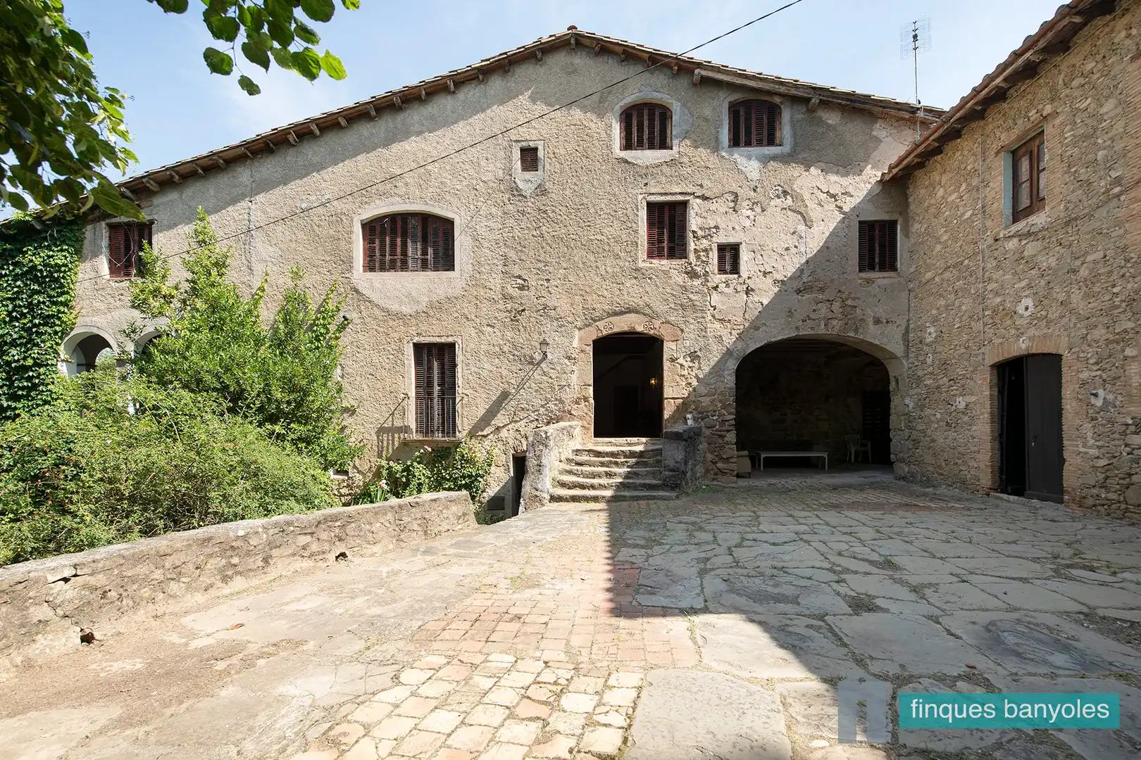 Vista exterior de Finca rústica en venda en Les Preses amb Calefacció, Jardí privat i Terrassa