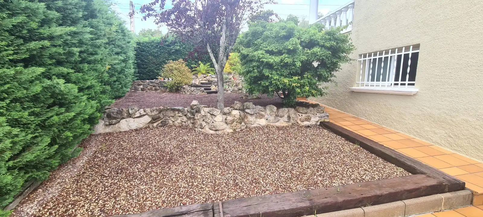 Garden of Houses for sale in Caldes de Malavella  with Air Conditioner, Heating and Private garden