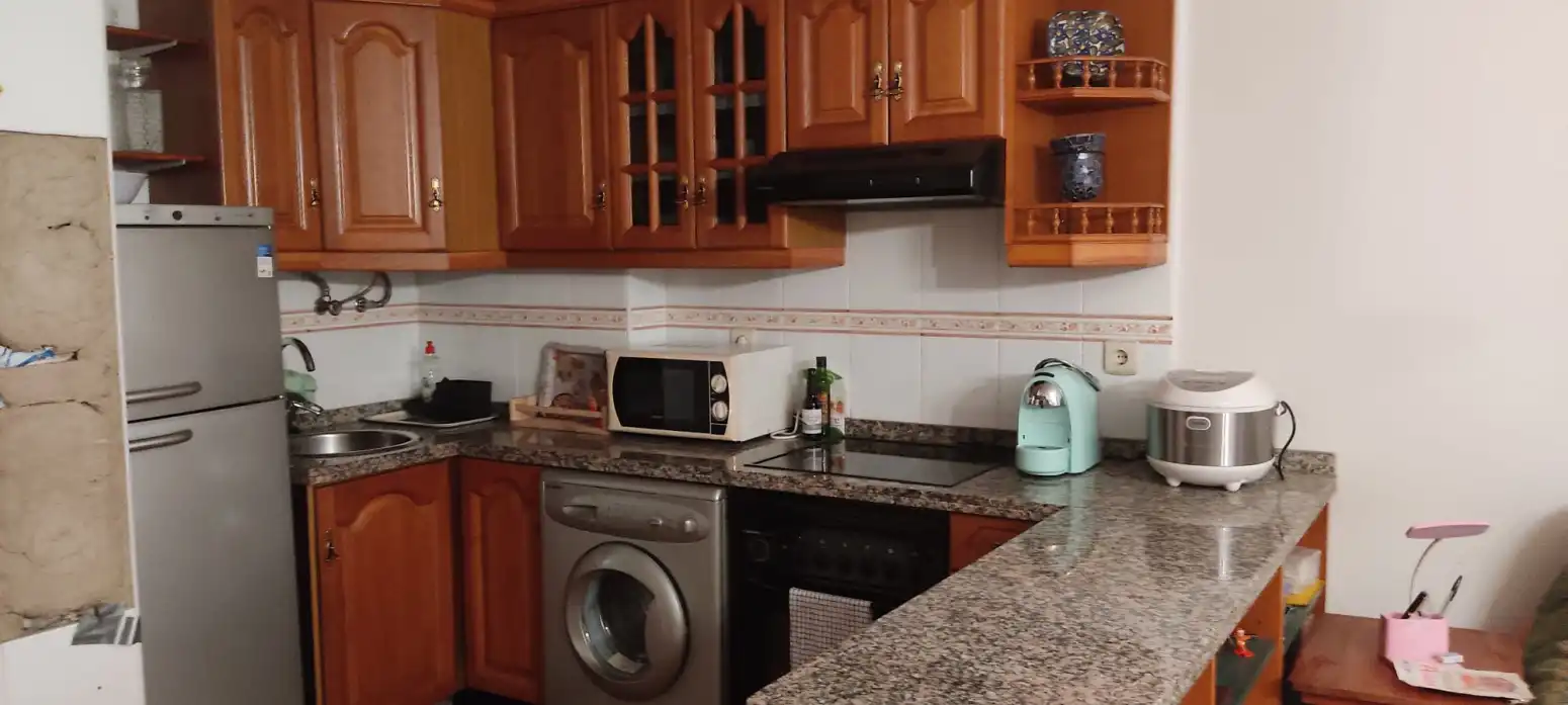 Kitchen of Flat for sale in Avilés  with Heating, Parquet flooring and Storage room