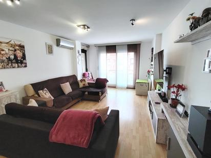 Living room of Flat for sale in Sant Andreu de la Barca  with Heating, Parquet flooring and Storage room