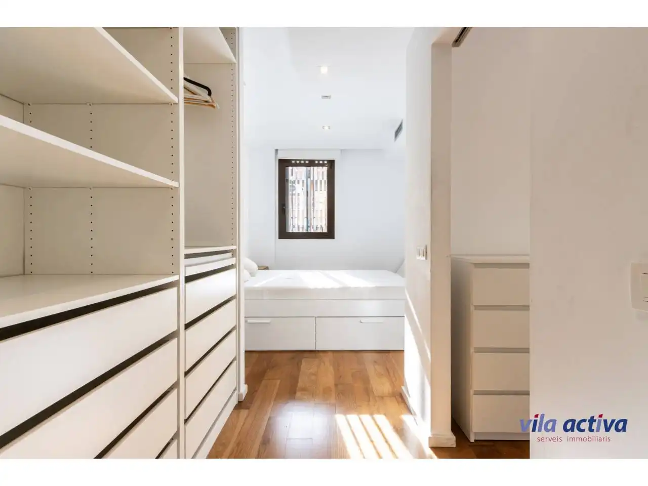 Bedroom of Flat for sale in Sabadell  with Air Conditioner, Heating and Parquet flooring