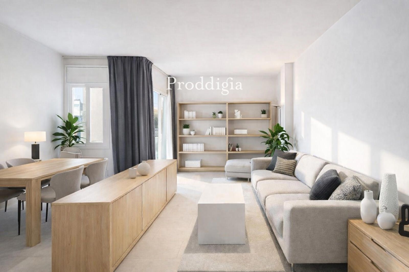 Living room of Flat for sale in  Barcelona Capital  with Heating, Terrace and Swimming Pool