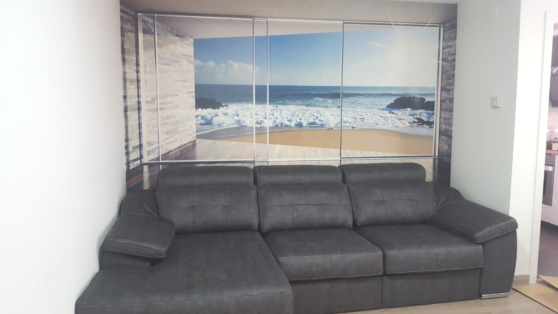 Living room of Apartment to rent in  Zaragoza Capital  with Heating, Parquet flooring and Furnished