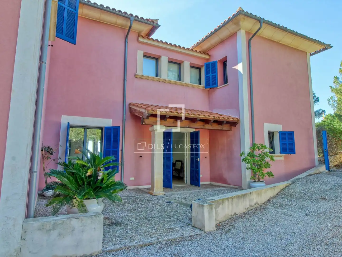 Exterior view of Country homes for rent in Andratx  with Air Conditioner, Heating and Private garden