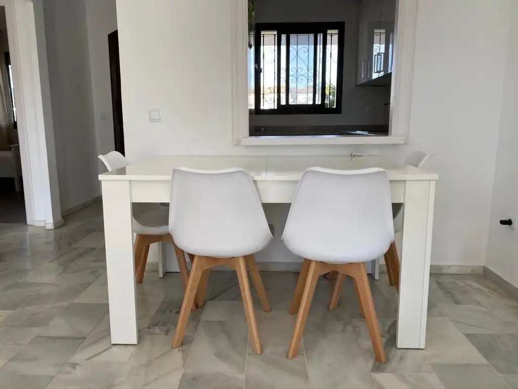 Dining room of Flat for rent to own in Estepona  with Air Conditioner, Heating and Furnished