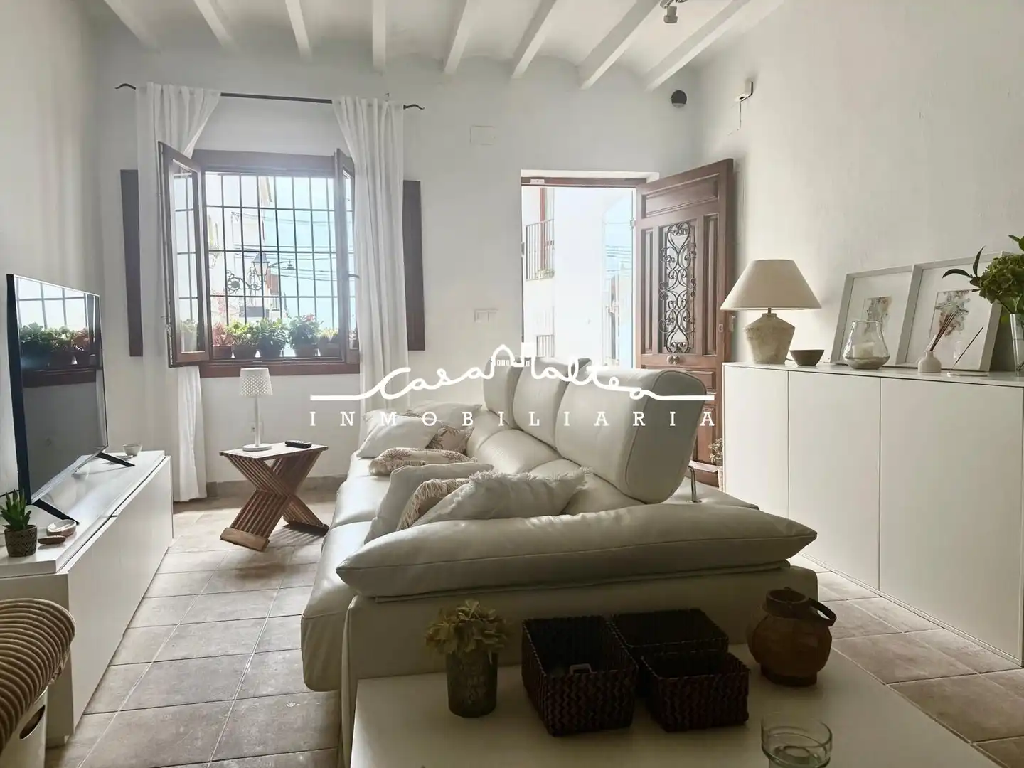 Sala de estar de Planta baja en venta en Altea con Aire acondicionado, Terraza y Amueblado