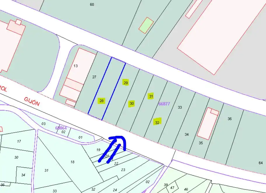 Terreno industrial en venta en Cervo