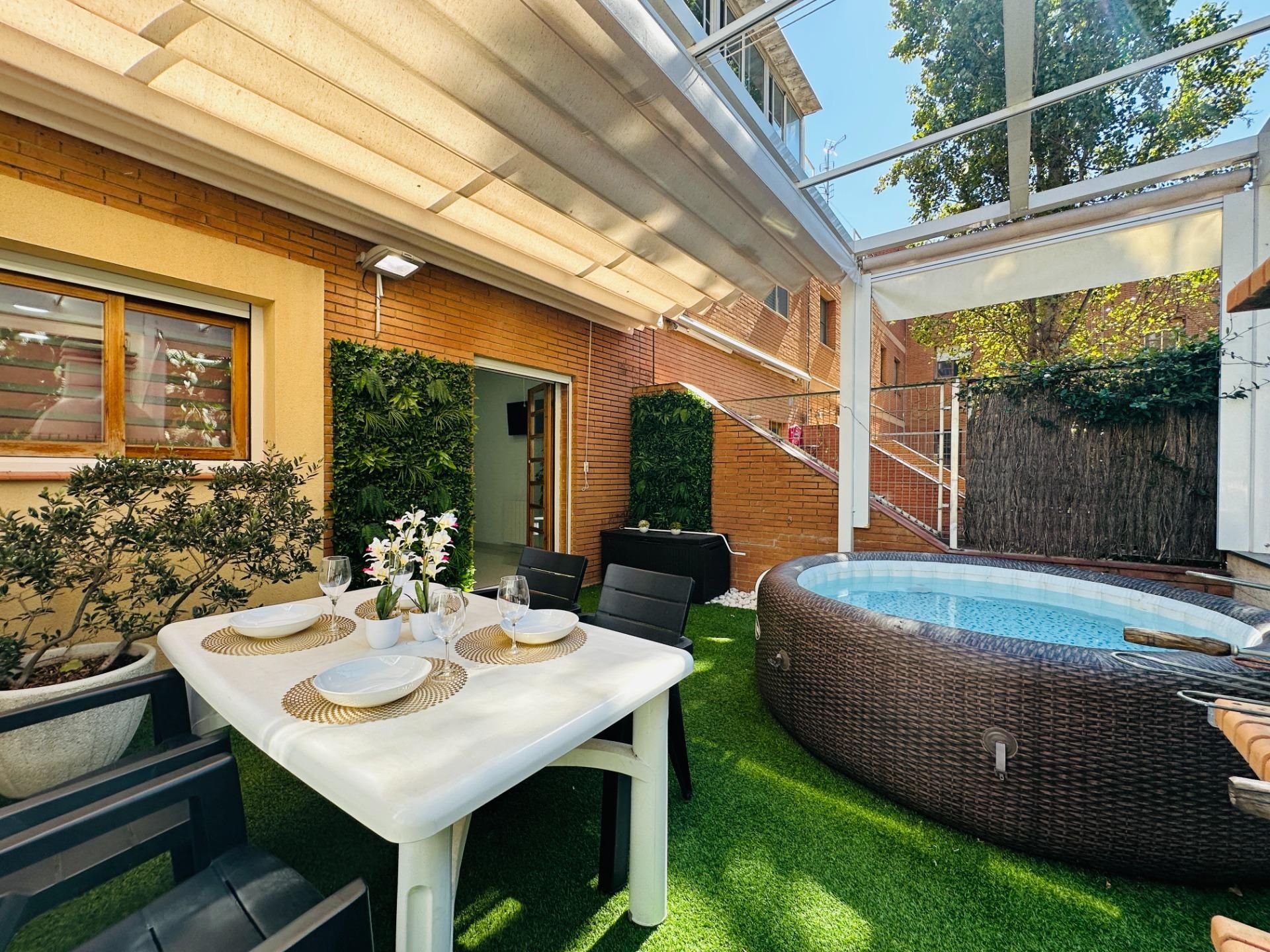 Terrace of Single-family semi-detached for sale in Amposta  with Air Conditioner, Heating and Private garden