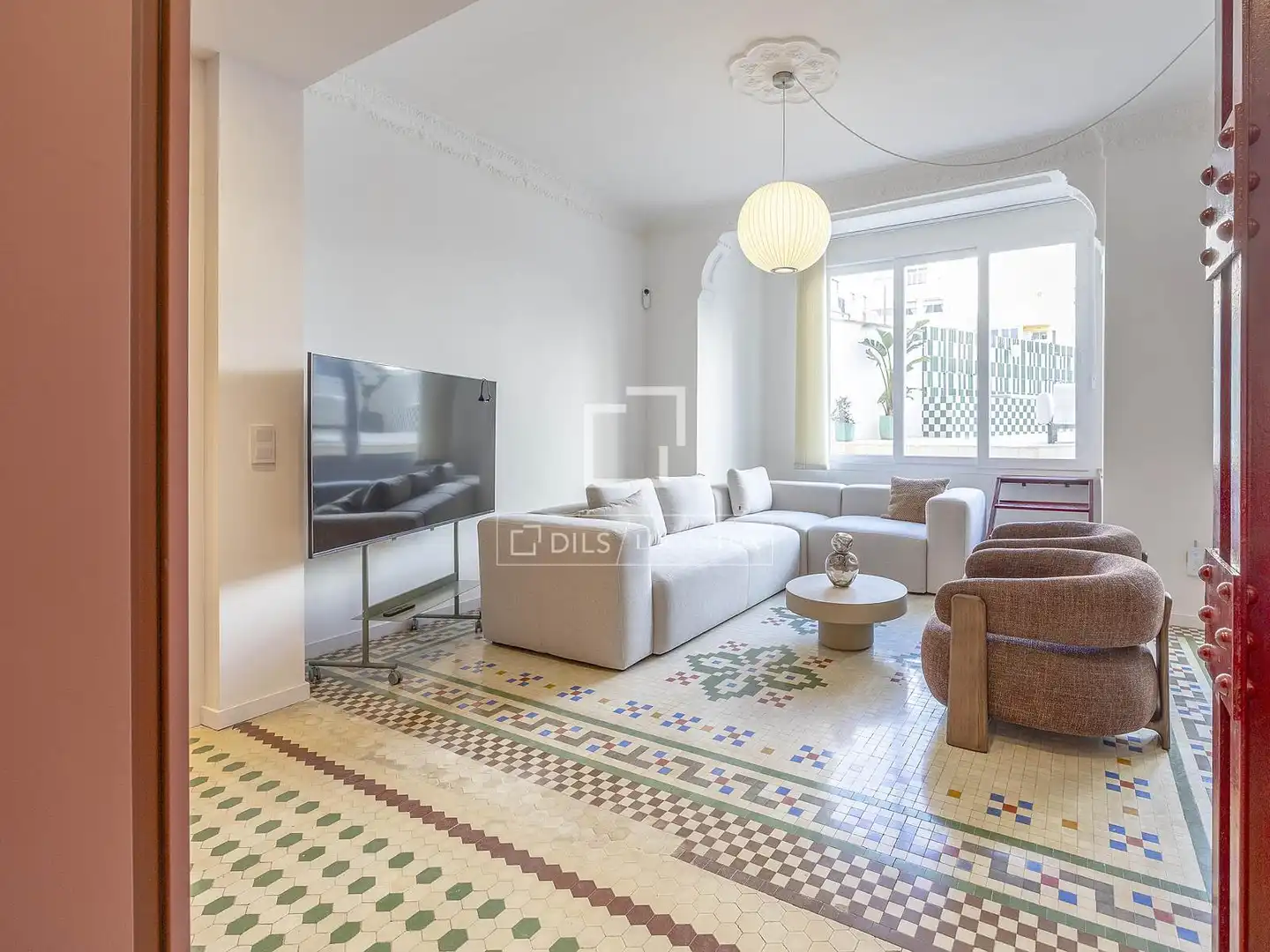 Sala de estar de Piso en venta en Valencia con Aire acondicionado, Terraza y Amueblado