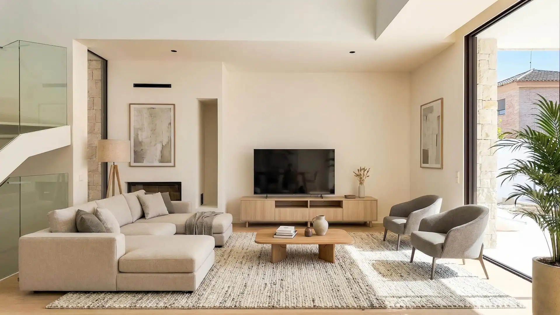 Sala de estar de Casa o chalet en venta en L'Eliana con Aire acondicionado, Calefacción y Jardín privado