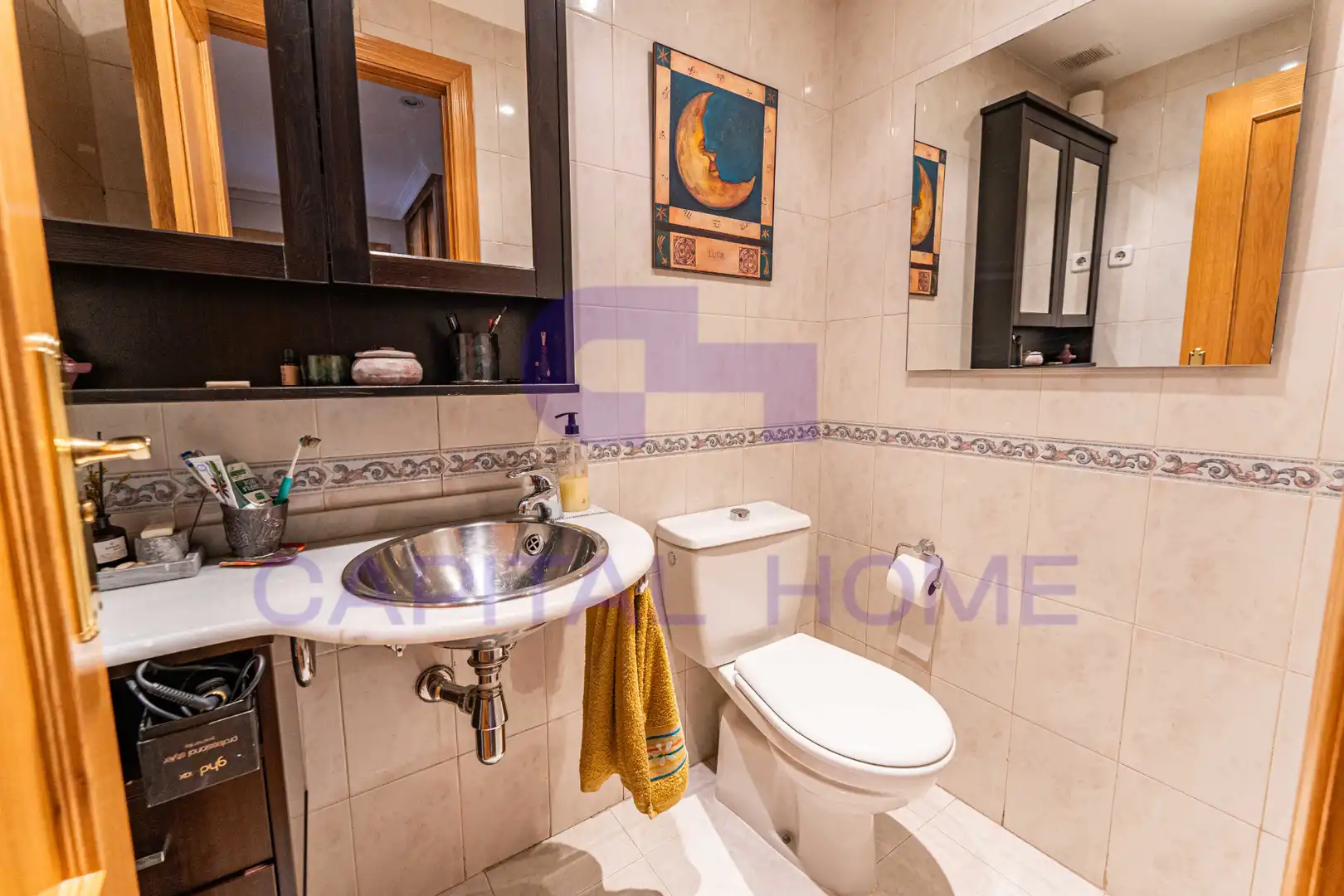 Badezimmer von Maisonette zum Verkauf in Alcorcón mit Klimaanlage, Heizung und Parkett