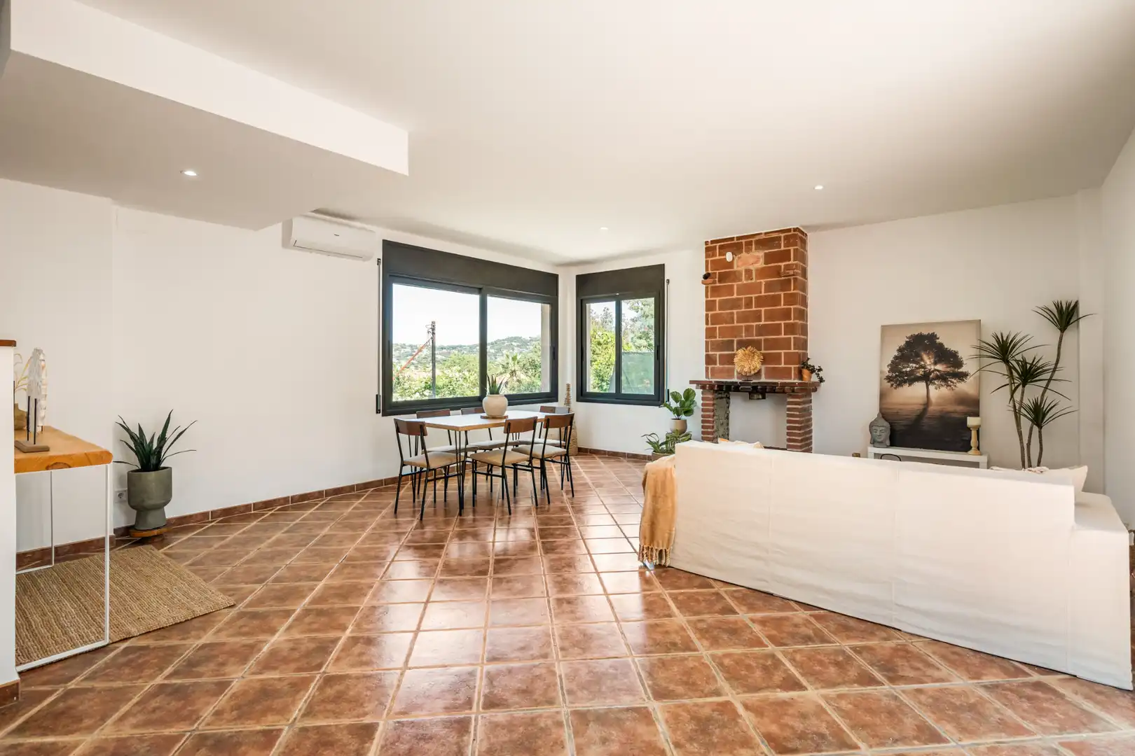 Living room of Houses for sale in Lloret de Mar  with Air Conditioner, Heating and Private garden