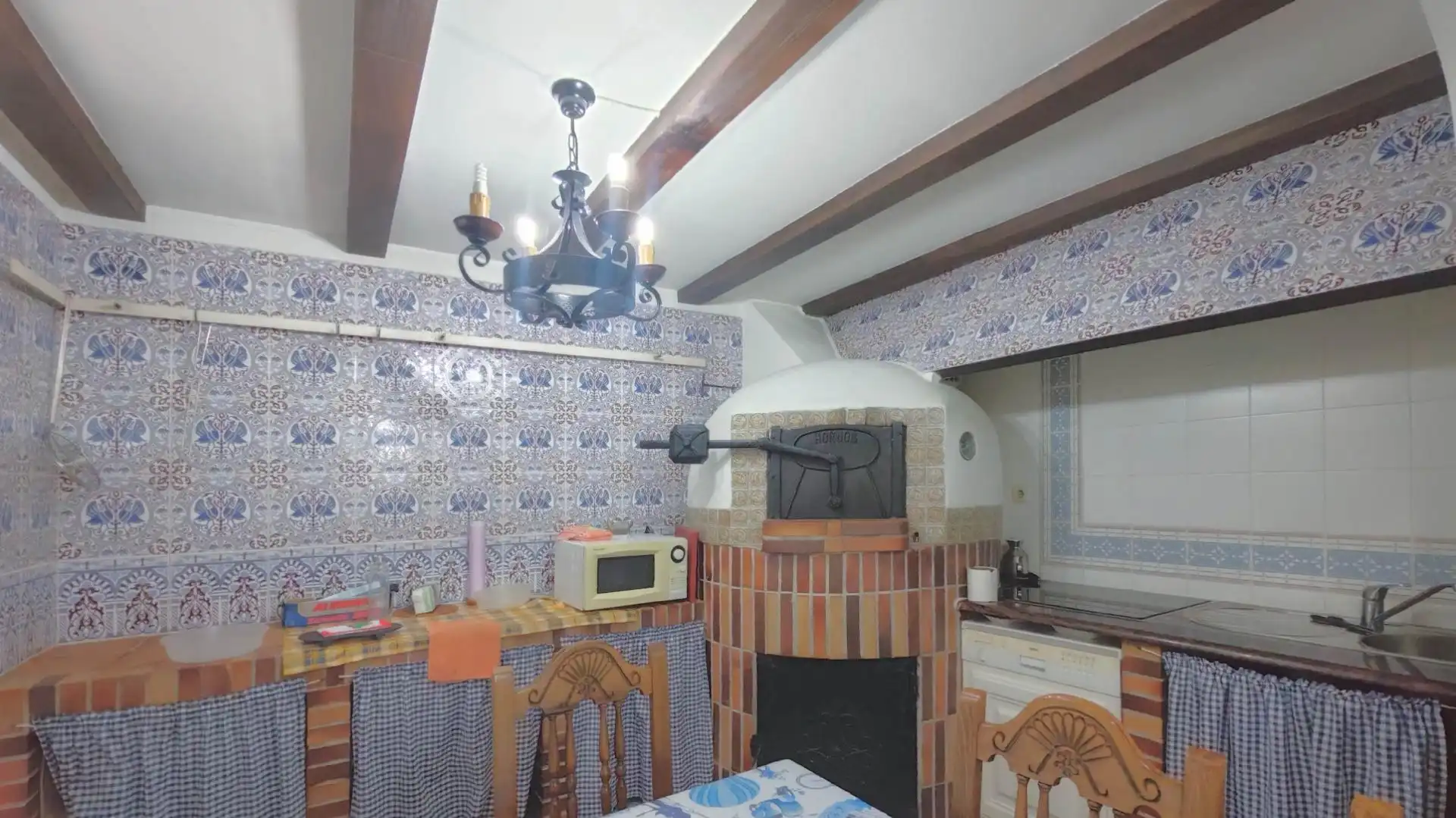 Cuina de Casa o xalet en venda en Guadarrama amb Calefacció, Jardí privat i Terrassa
