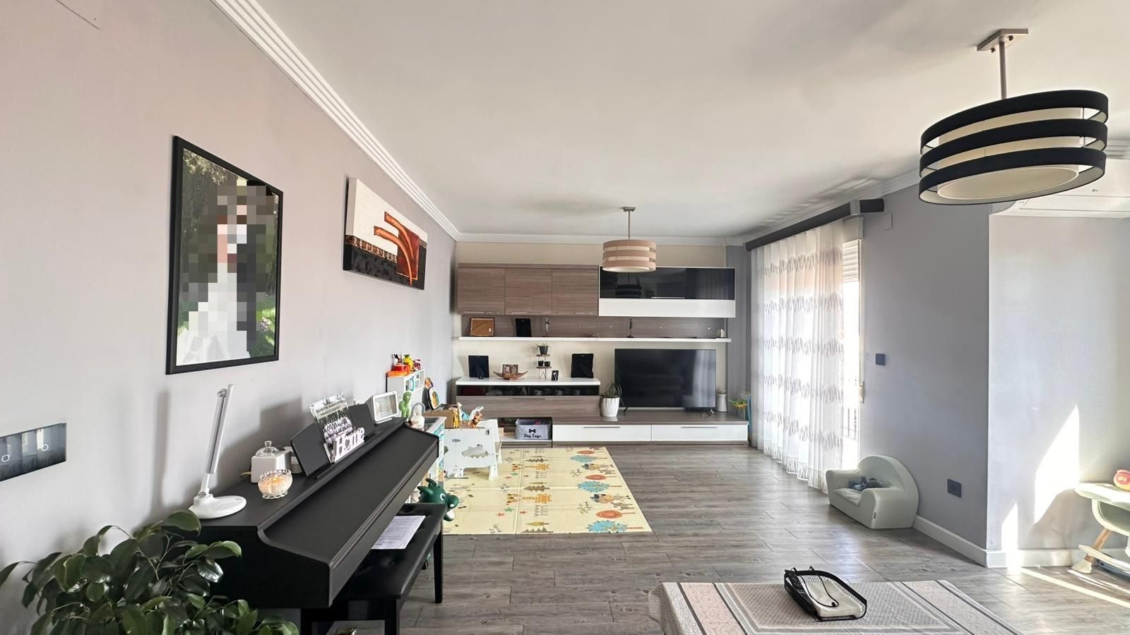 Wohnzimmer von Wohnung zum verkauf in Catadau mit Klimaanlage, Parkett und Terrasse