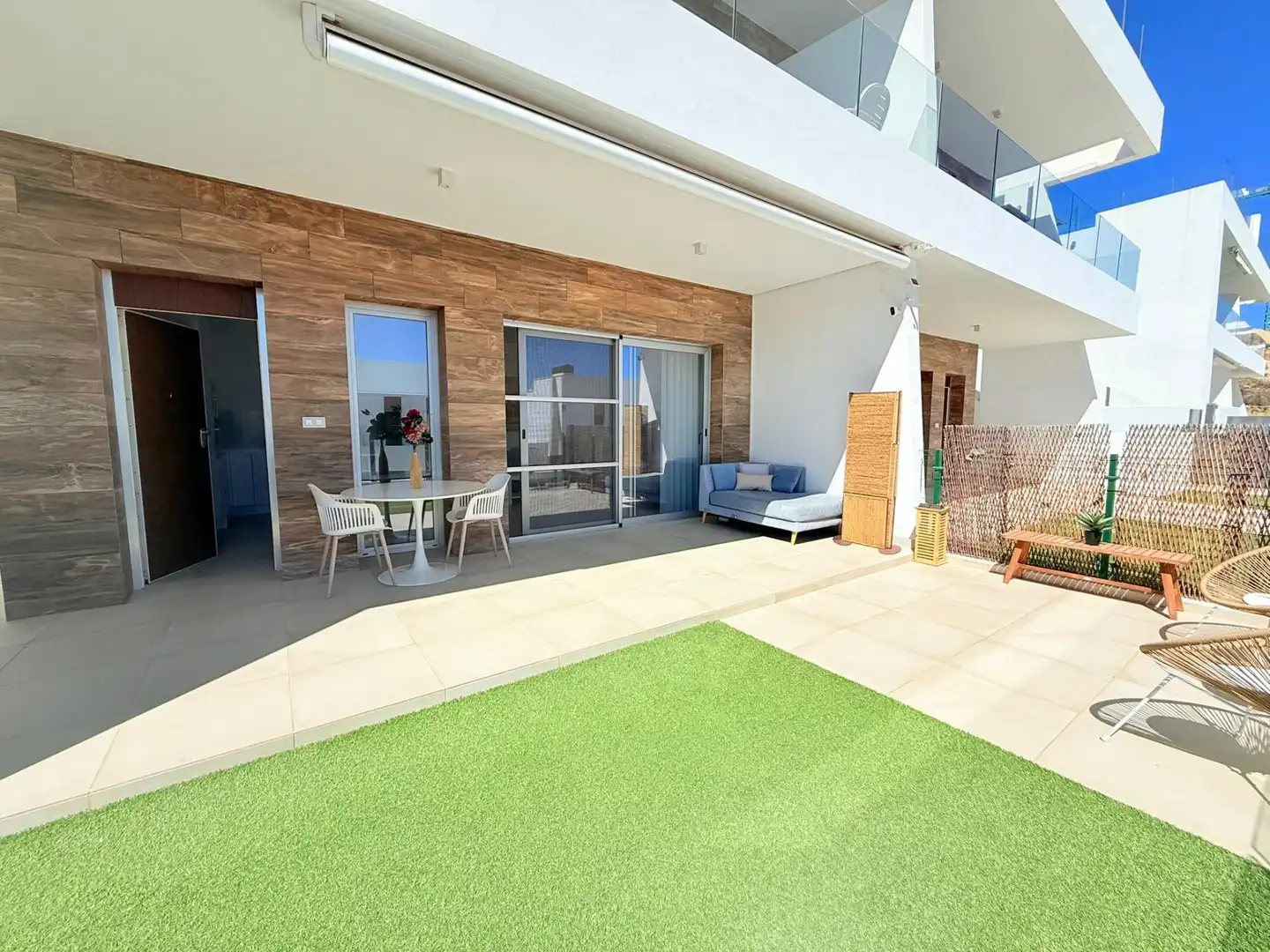Terraza de Dúplex en venta en Finestrat con Aire acondicionado, Calefacción y Piscina