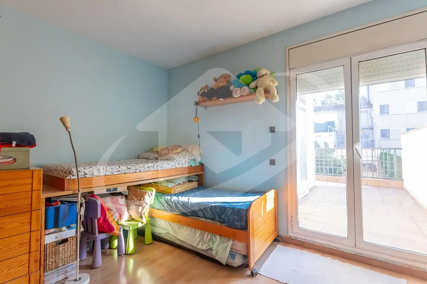 Schlafzimmer von Haus oder Chalet zum Verkauf in Sabadell mit Klimaanlage, Privatgarten und Terrasse