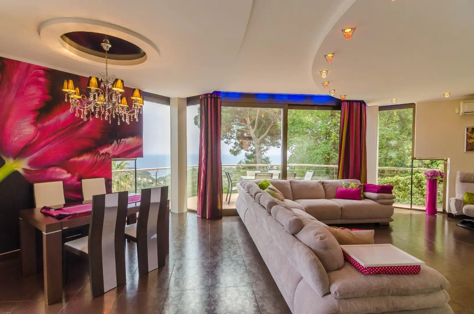 Sala de estar de Casa o chalet en venta en Lloret de Mar con Calefacción y Piscina