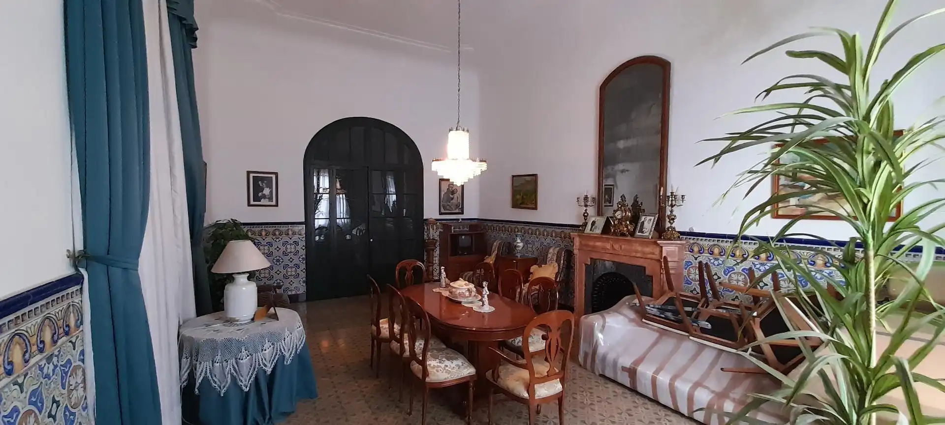 Menjador de Finca rústica en venda en Vilafranca del Penedès amb Jardí privat, Terrassa i Balcó