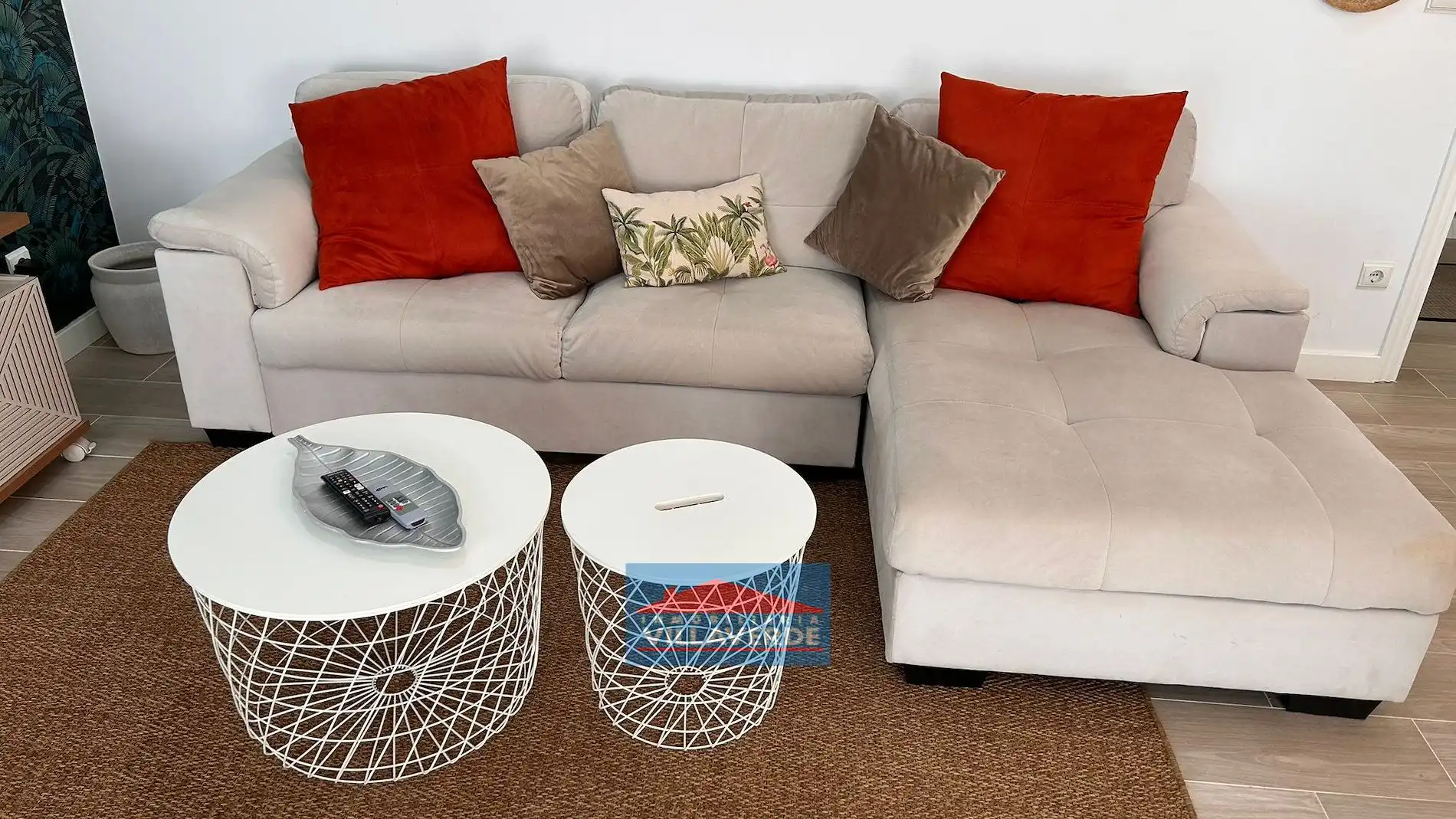 Living room of Flat for rent in Cangas   with Furnished