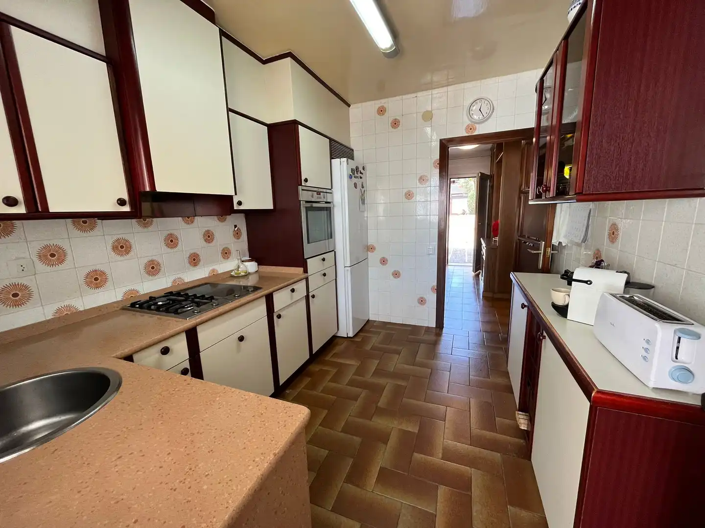 Cocina de Casa adosada en venta en Esparreguera con Calefacción, Trastero y Amueblado