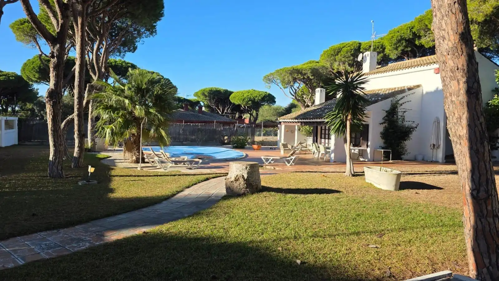 Jardí de Casa o xalet en venda en Chiclana de la Frontera amb Jardí privat i Piscina comunitària