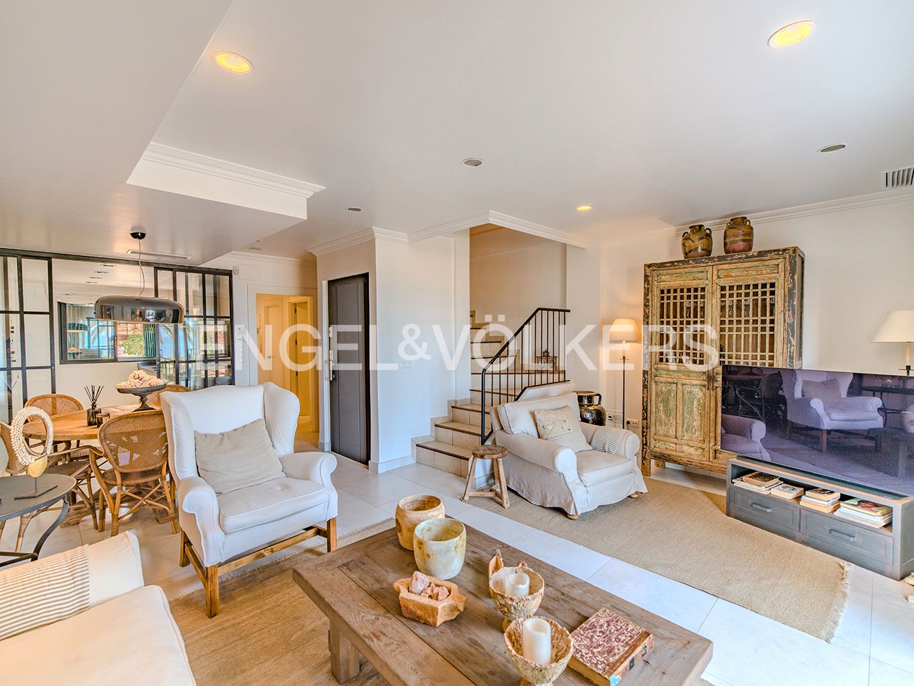 Living room of Single-family semi-detached for sale in Santa Pola  with Air Conditioner, Heating and Private garden