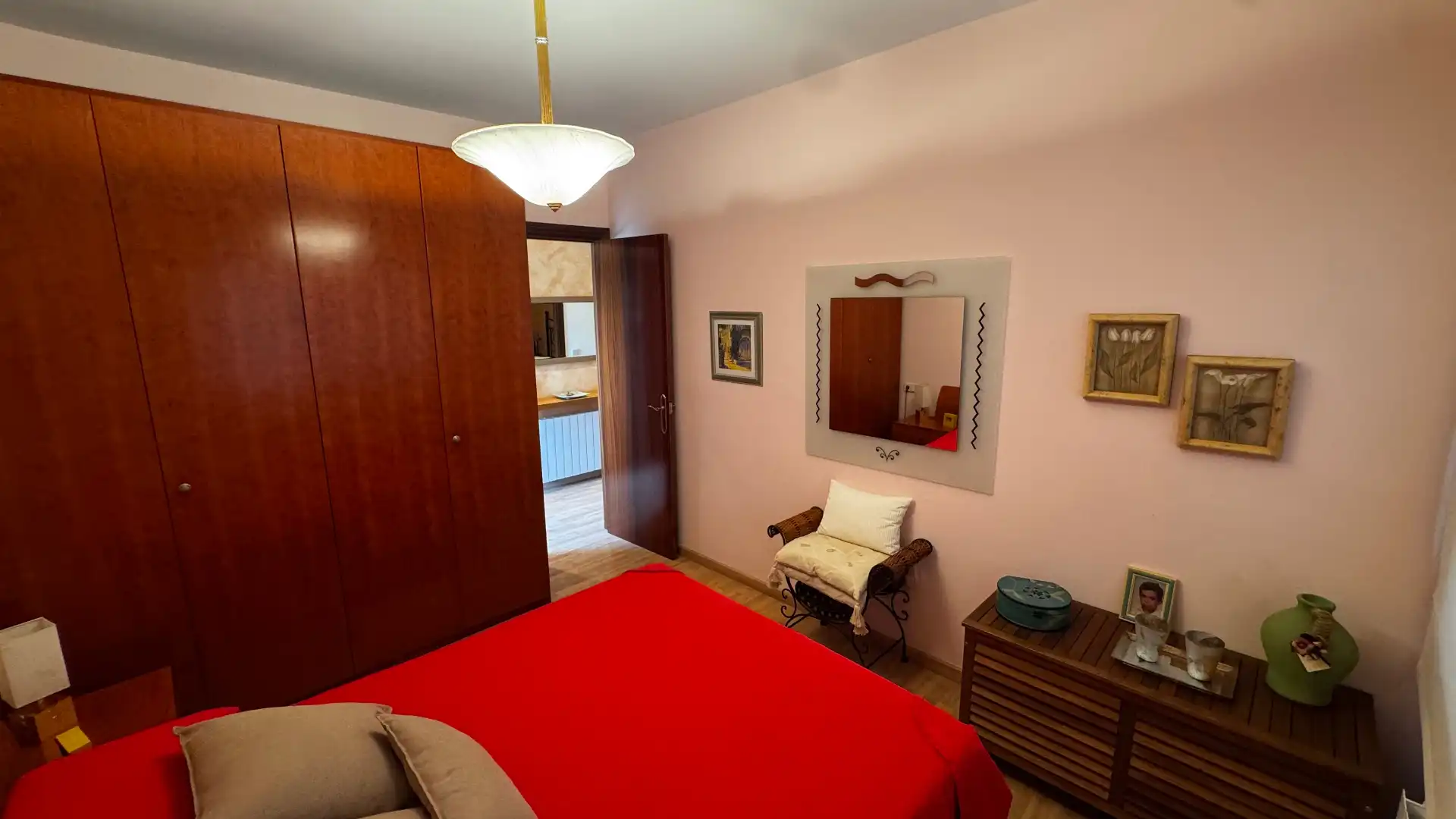 Schlafzimmer von Wohnung zum Verkauf in Roda de Berà mit Klimaanlage, Heizung und Parkett
