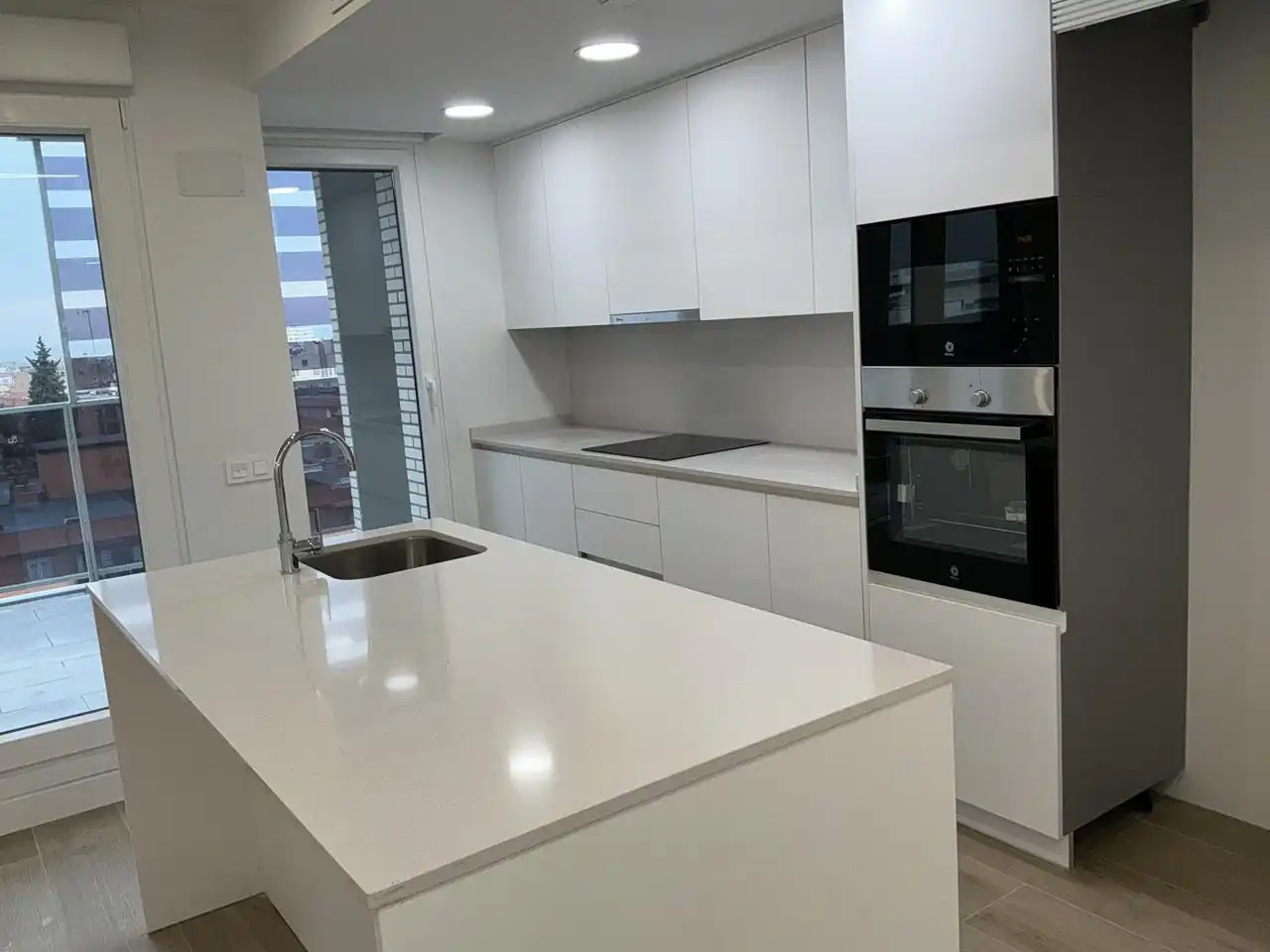 Cocina de Ático de alquiler en Getafe con Aire acondicionado, Calefacción y Terraza