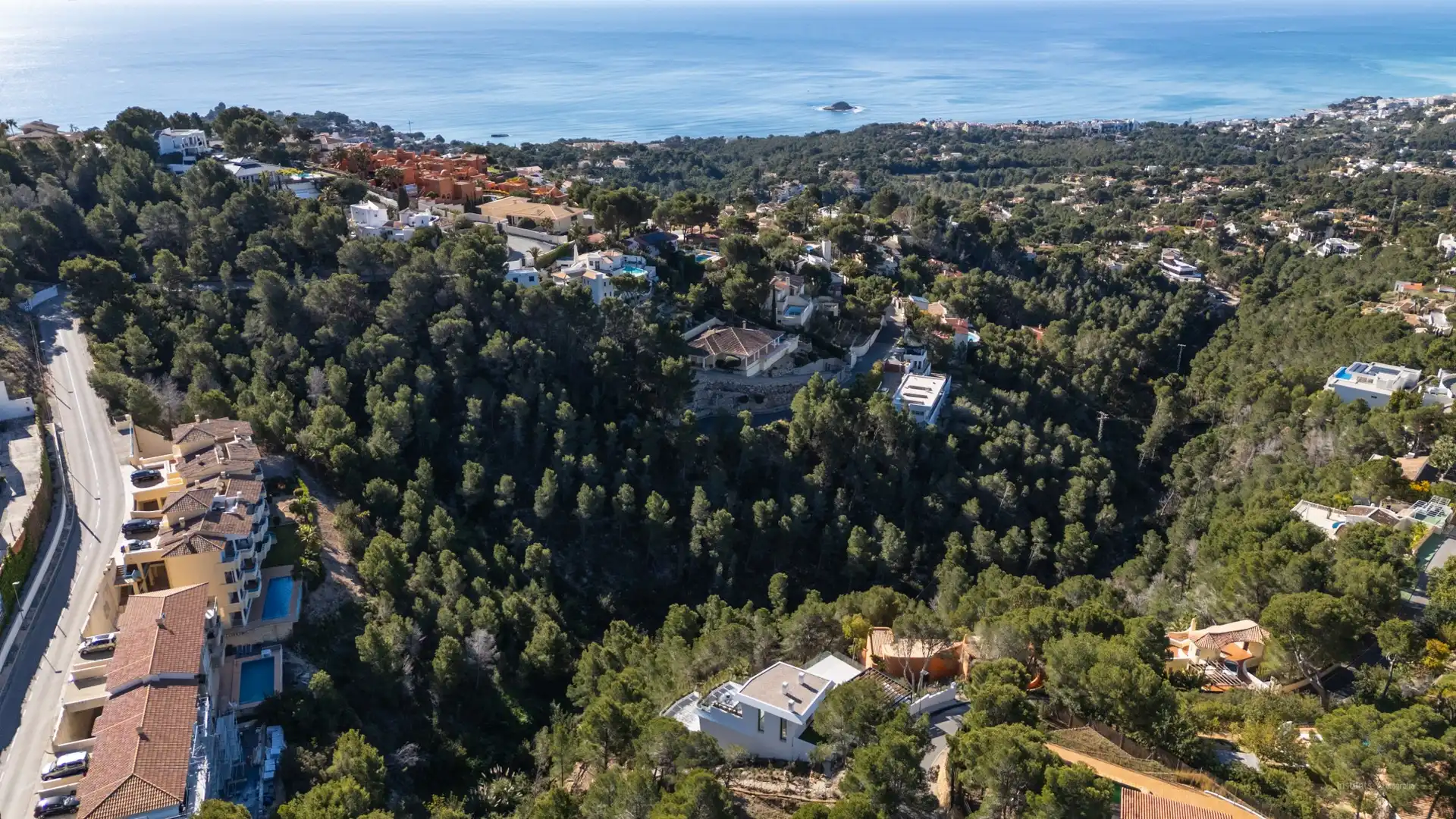 Vista exterior de Casa o chalet en venta en Altea con Aire acondicionado, Jardín privado y Terraza