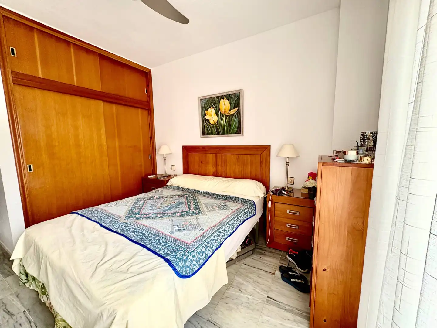 Dormitori de Apartament en venda en Salobreña amb Jardí privat, Terrassa i Moblat