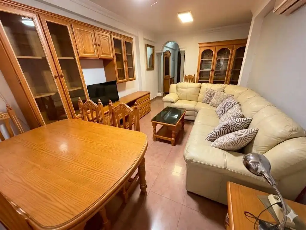 Living room of Flat for sale in Málaga Capital  with Air Conditioner