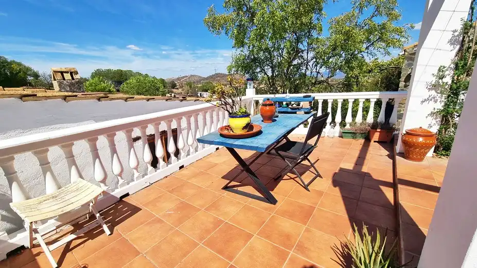 Terraza de Finca rústica en venta en El Campillo (Huelva) con Aire acondicionado, Jardín privado y Terraza