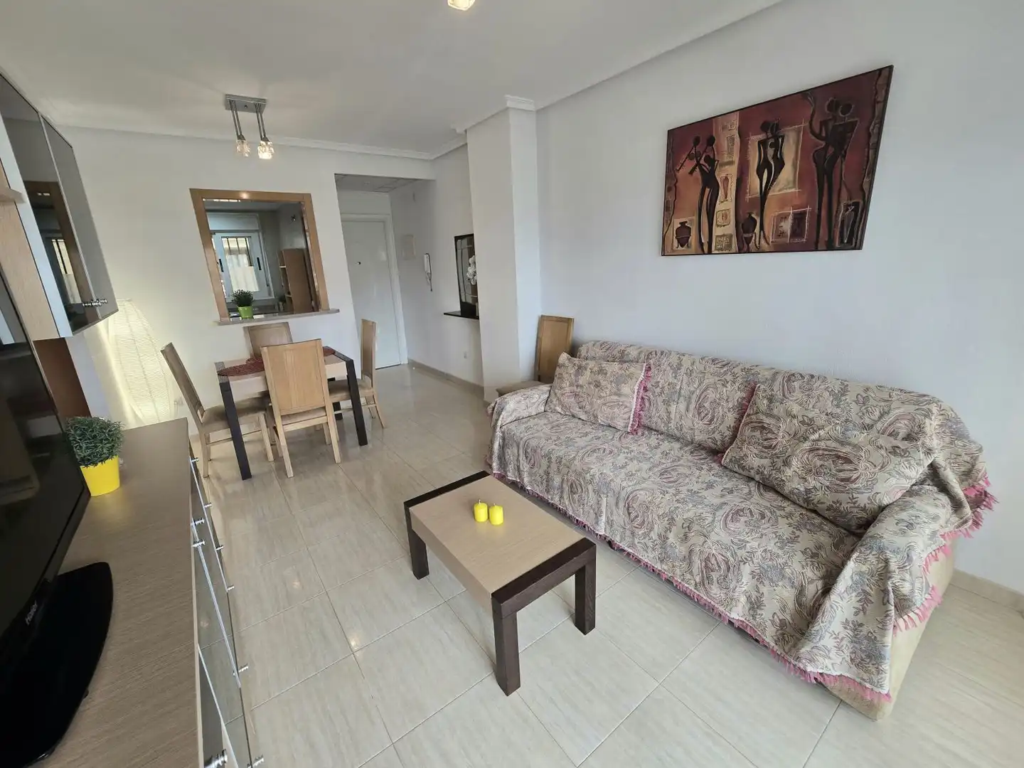Sala d'estar de Apartament en venda en Oropesa del Mar / Orpesa amb Aire condicionat, Calefacció i Terrassa