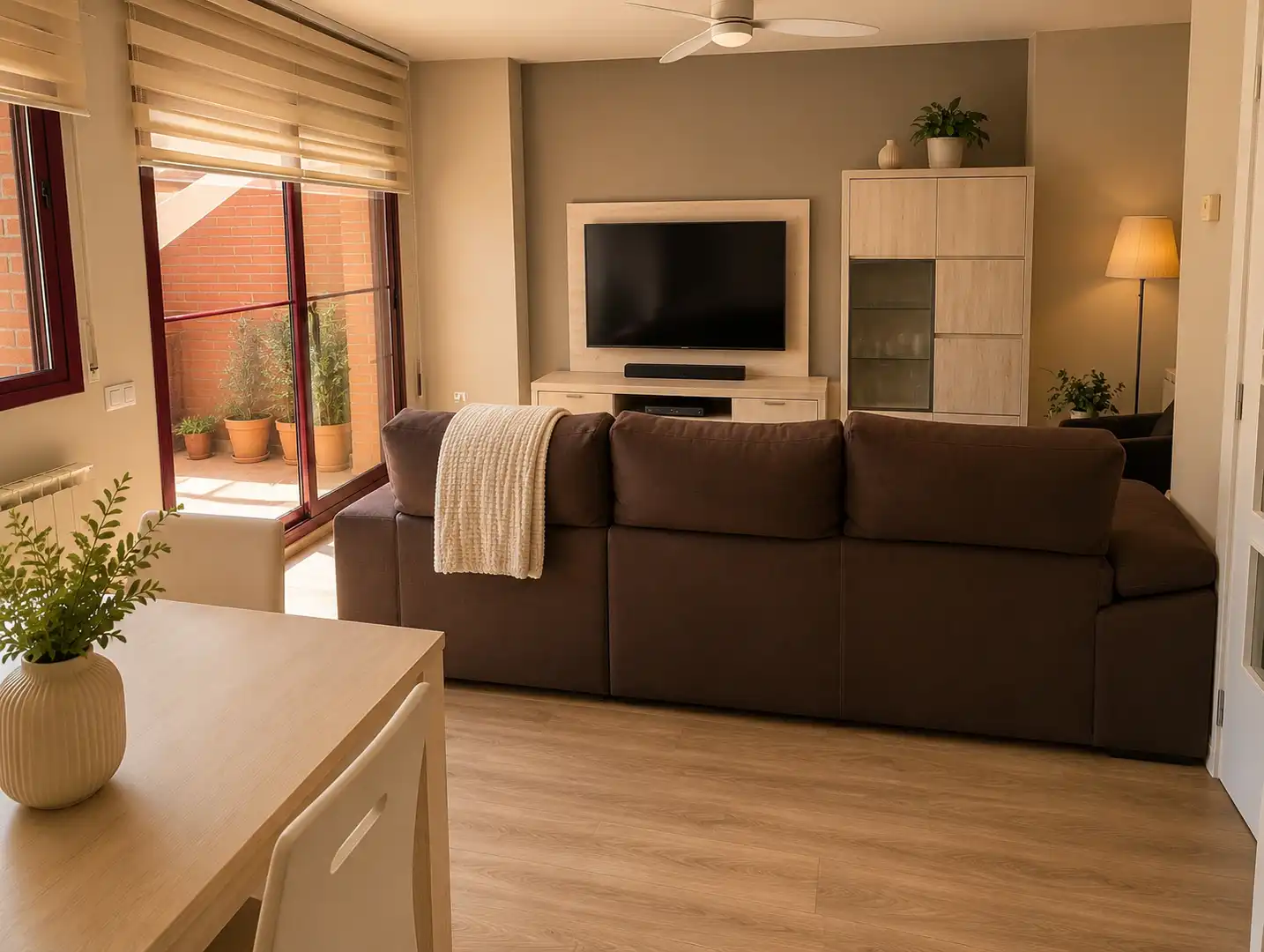 Living room of Duplexes for sale in Manresa  with Air Conditioner, Heating and Parquet flooring