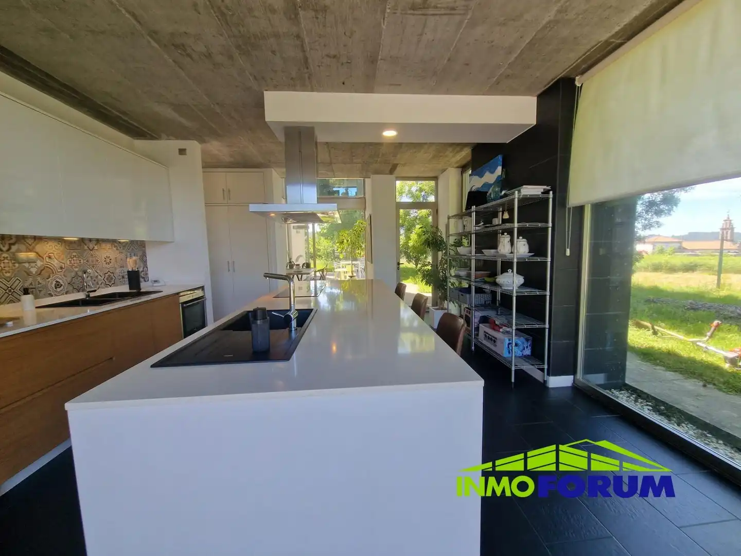 Cocina de Casa o chalet en venta en Miño con Jardín privado, Terraza y Trastero