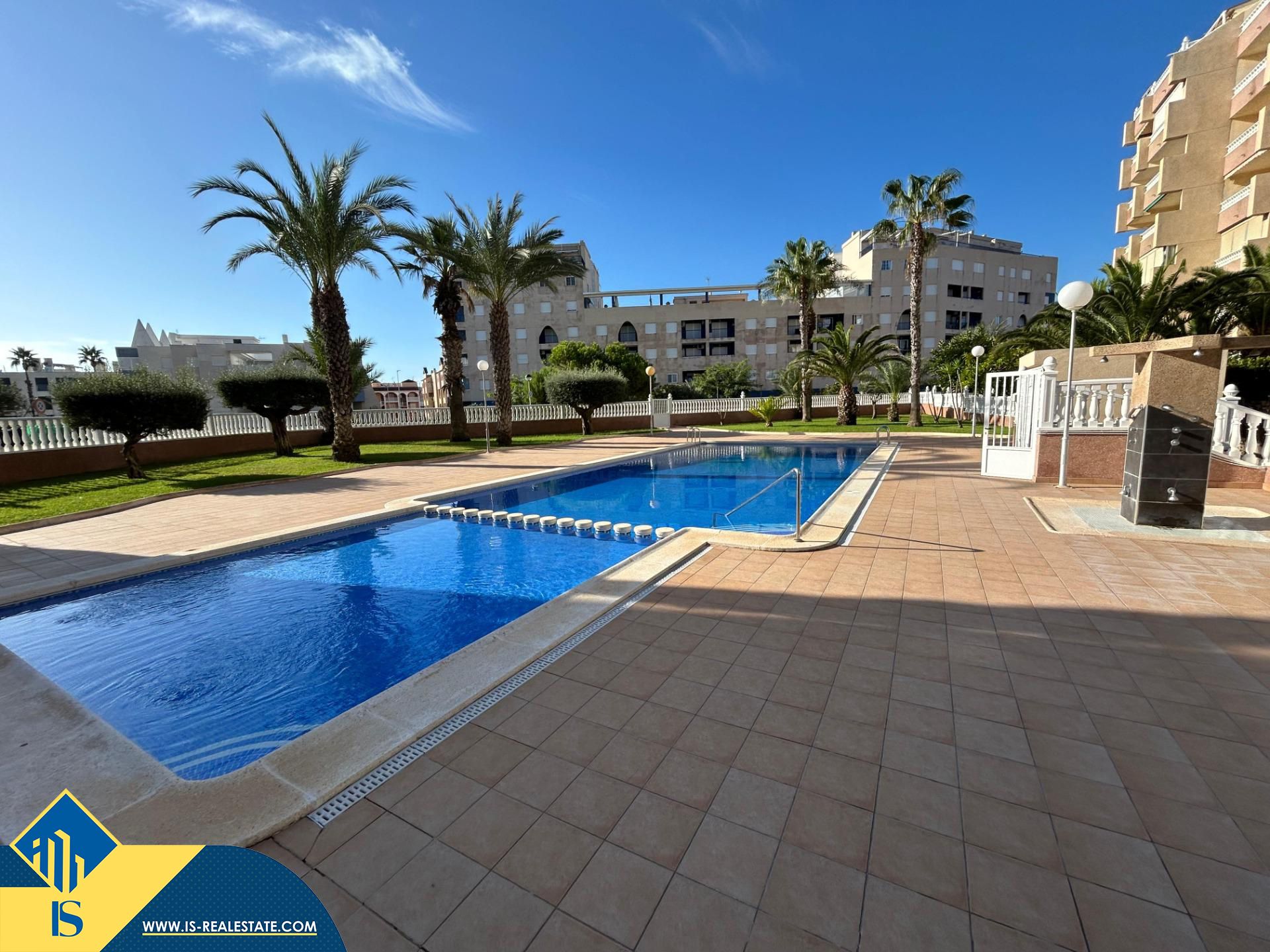Swimming pool of Flat for sale in Torrevieja  with Terrace, Furnished and Community pool