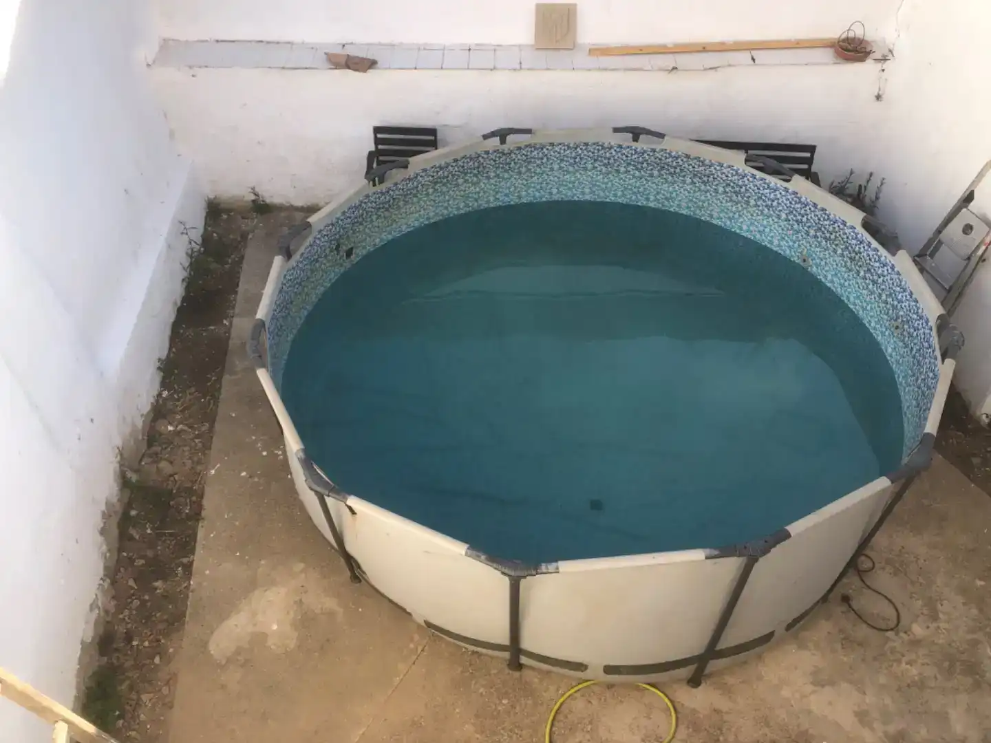 Piscina de Casa adosada en venda en Cedillo del Condado amb Piscina