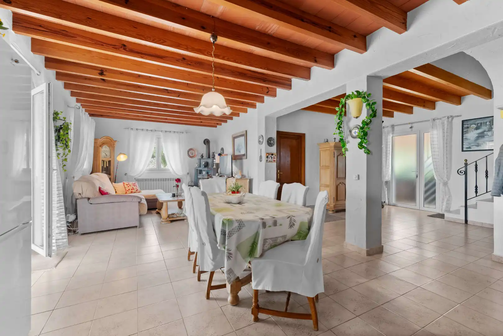 Esszimmer von Country house zum Verkauf in Manacor mit Klimaanlage, Heizung und Terrasse