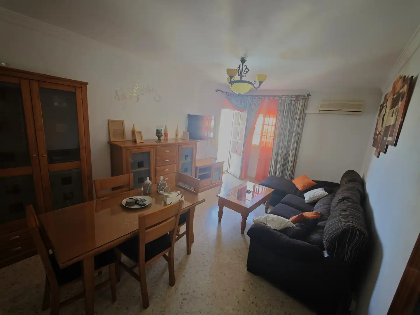 Sala de estar de Piso en venta en Lebrija con Aire acondicionado, Terraza y Trastero