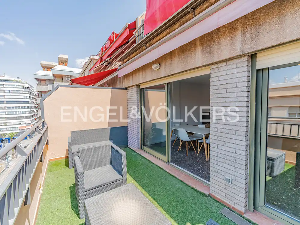 Terrasse von Wohnung zur Miete in Alicante / Alacant mit Klimaanlage, Heizung und Terrasse