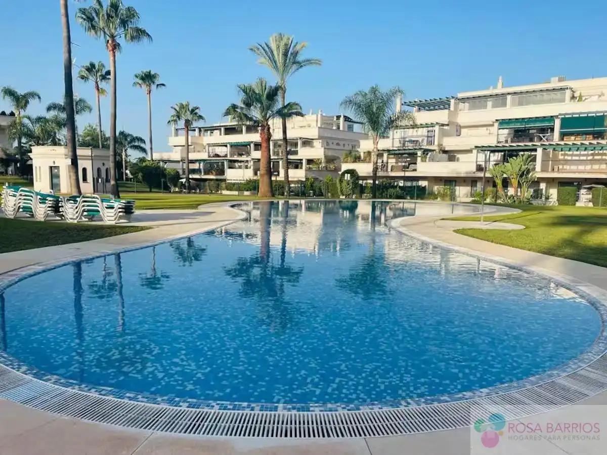 Swimming pool of Flat for sale in Marbella  with Terrace and Community pool