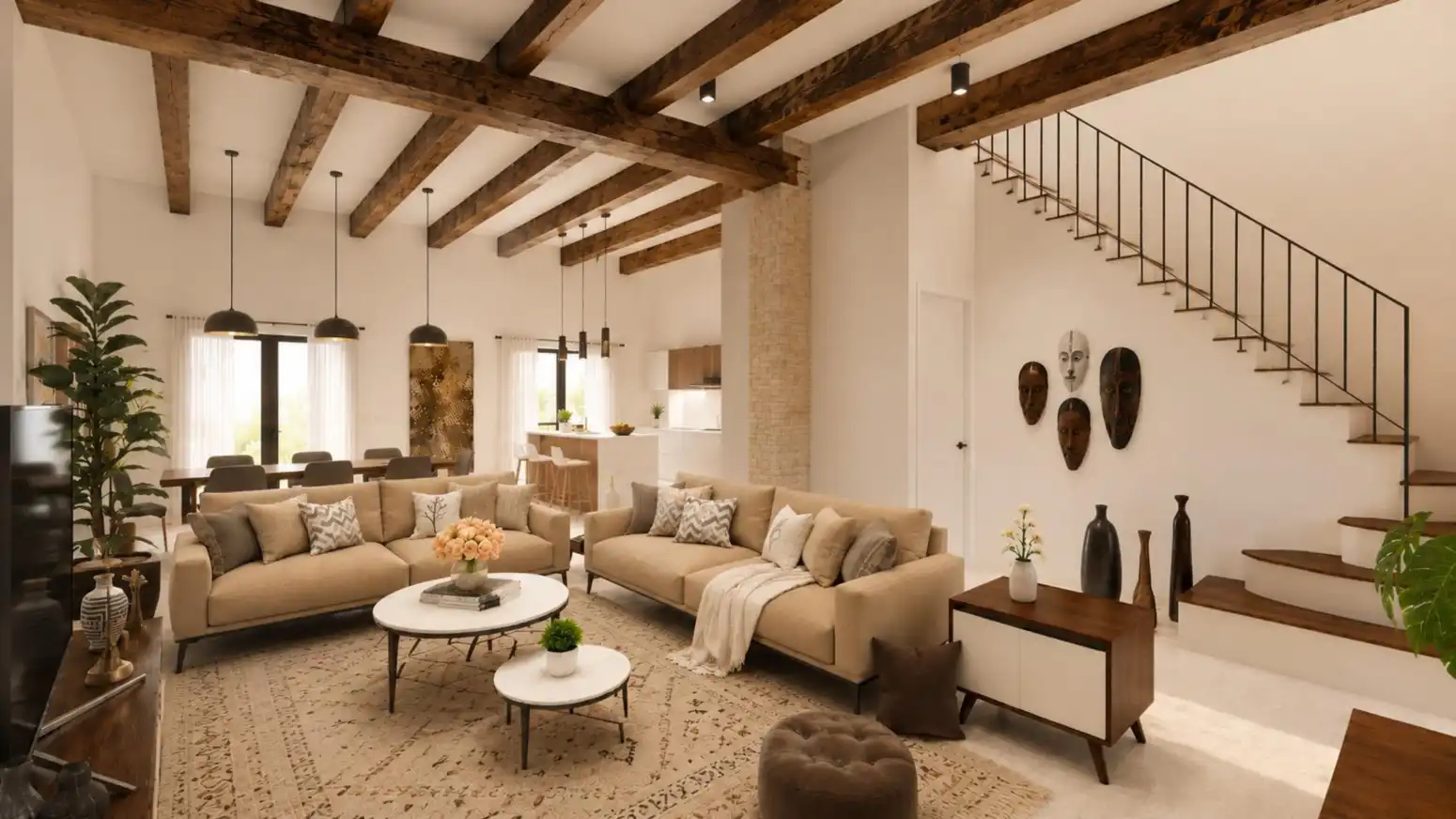 Sala d'estar de Casa o xalet en venda en Rafelbuñol / Rafelbunyol amb Calefacció, Parquet i Terrassa