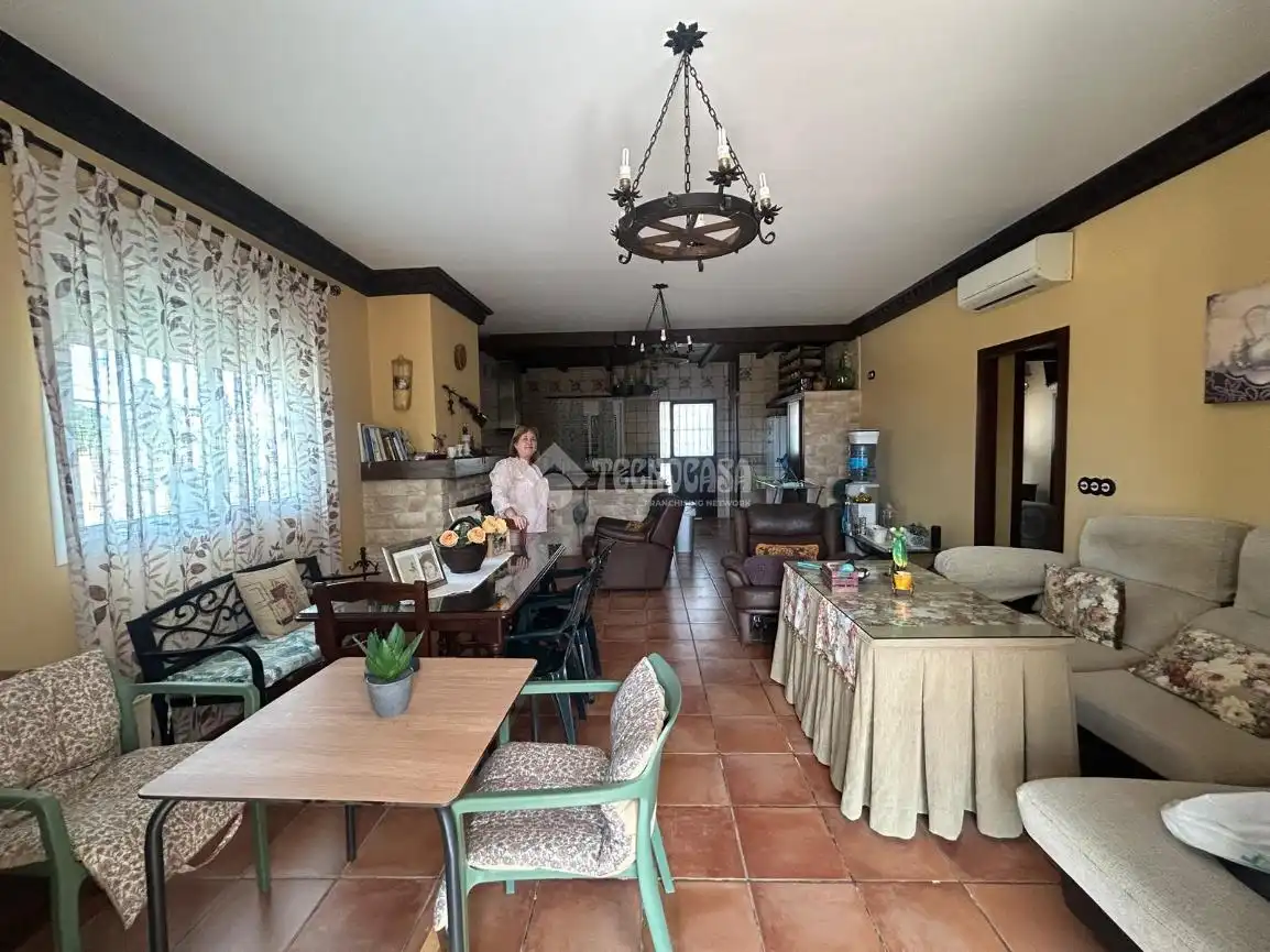 Dining room of Country homes for sale in Arahal  with Air Conditioner, Heating and Private garden