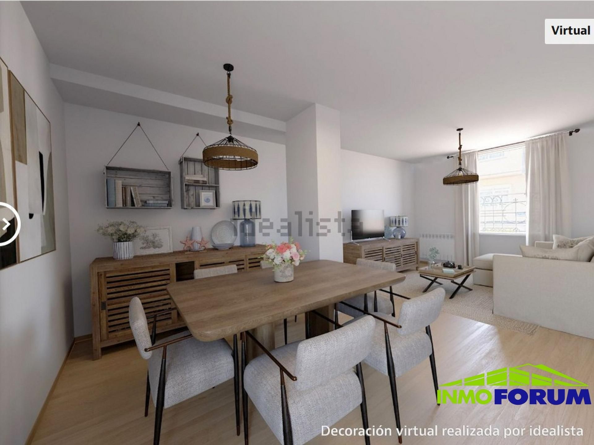 Dining room of Flat for sale in A Coruña Capital   with Heating, Storage room and Balcony